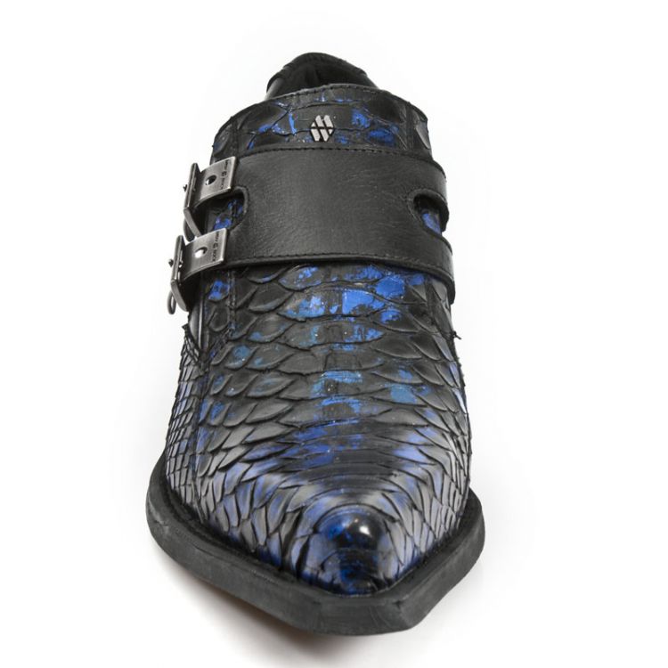  M.7934PT-S6 PYTHON RETICULATUS AZUL-METAL, NOMADA NEGRO, DAL New Rock M.7934PT-S6  4