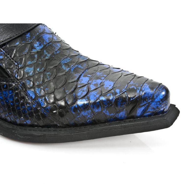  M.7934PT-S6 PYTHON RETICULATUS AZUL-METAL, NOMADA NEGRO, DAL New Rock M.7934PT-S6  9