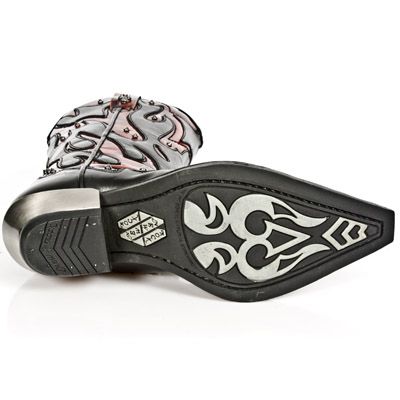  M.7952P-C3 PULIK FUEGO NOMADA NEGRO WEST ACERO PUNTERA ACERO New Rock M.7952P-C3  7