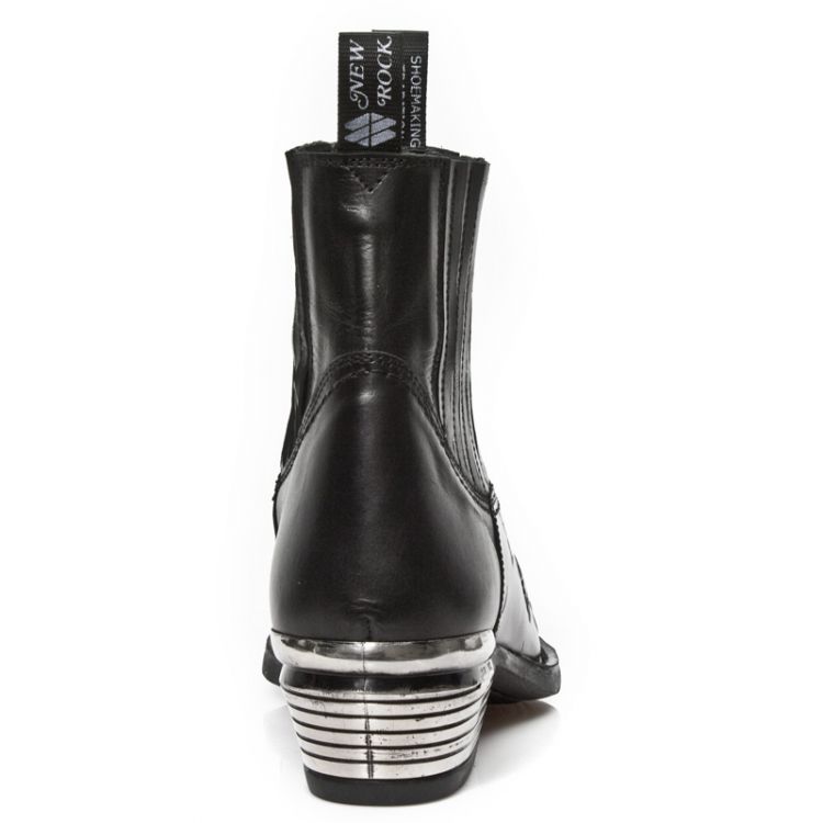  M.7953PT-S1 GRABADO BULL NEGRO-PLATA, WEST NEGRO ACERO T.DAL New Rock M.7953PT-S1  6
