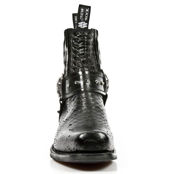  M.7959-S2 PITON NEGRO ANTIK NEGRO WEST NEGRO CUADRADO T DALL New Rock M.7959-S2  4