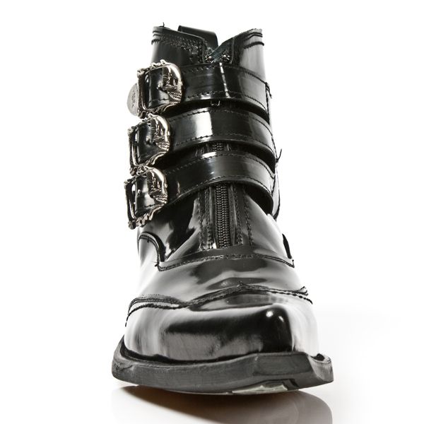  M.7971-S1 ANTIK PULIDO NEGRO, WEST NEGRO ACERO New Rock M.7971-S1  4