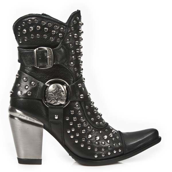  M.7992-C2 NOMADA NEGRO MALICIA NEGRO TACON TEXAS ACERO New Rock M.7992-C2  2