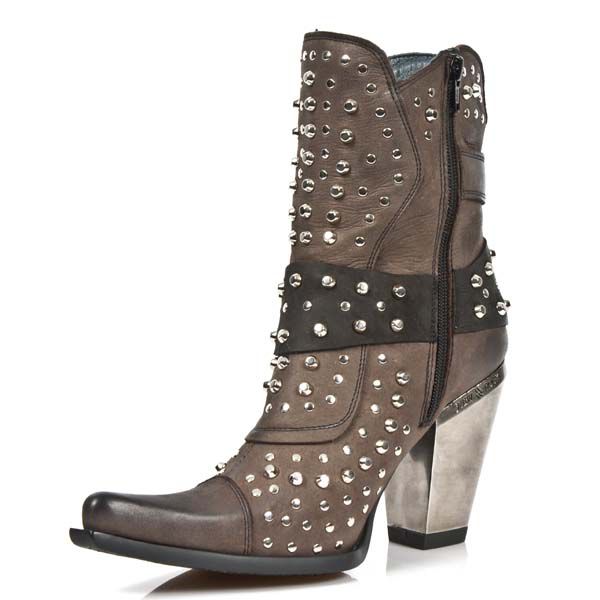  M.7992-C3 SOFTY MARRON, GALIA MARRON, BULL NEGRO TACON ACERO New Rock M.7992-C3  5
