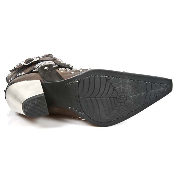  M.7992-C3 SOFTY MARRON, GALIA MARRON, BULL NEGRO TACON ACERO New Rock M.7992-C3  7