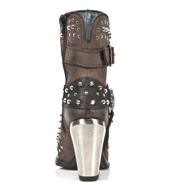  M.7992-C3 SOFTY MARRON, GALIA MARRON, BULL NEGRO TACON ACERO New Rock M.7992-C3  6