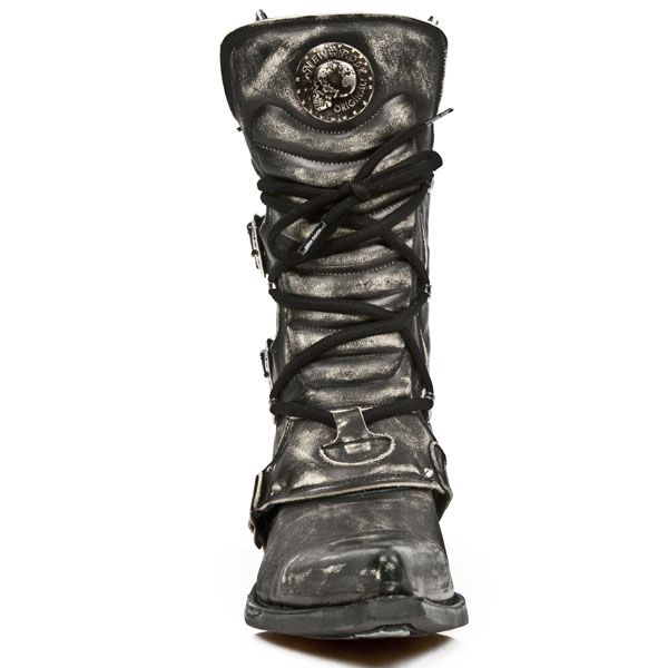  M.7993-C3 VINTAGE RASPADO NEGRO WEST NEGRO ACERO T.DALLAS New Rock M.7993-C3  4