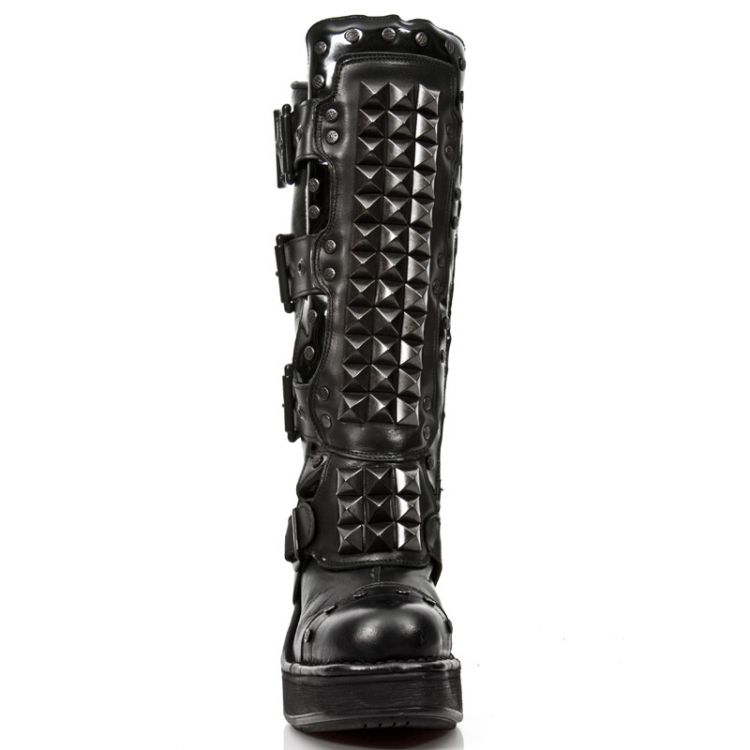  M.8342-C8 ITALI NEGRO, NOMADA NEGRO, CHAROL NEGRO, SKULL OXI New Rock M.8342-C8  4