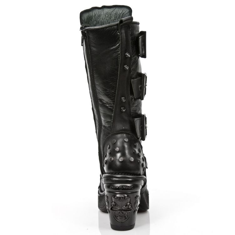  M.8342-C8 ITALI NEGRO, NOMADA NEGRO, CHAROL NEGRO, SKULL OXI New Rock M.8342-C8  6