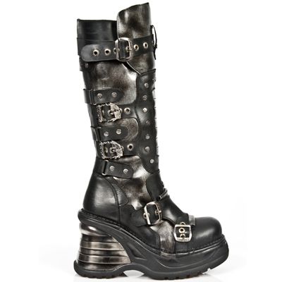  M.8353-C1 ITALI NEGRO PULIK ACERO CU&#209;A NEGRO PL TACON CU&#209;A B New Rock M.8353-C1  2