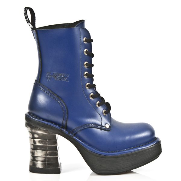  M.8354-S5 ANTIK AZUL, PLATAF. NRK BANDAS ACERO-NEGRO New Rock M.8354-S5  2