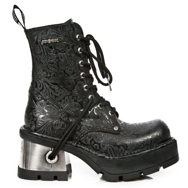  M.8355-S2 VINTAGE FLOWER NEGRO, PLANING NEGRO M8 ACERO New Rock M.8355-S2  2