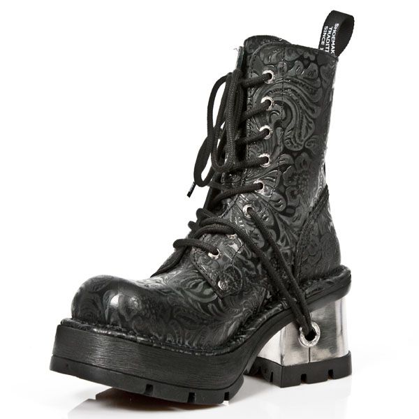  M.8355-S2 VINTAGE FLOWER NEGRO, PLANING NEGRO M8 ACERO New Rock M.8355-S2  5