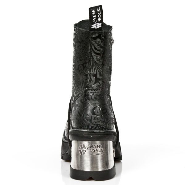  M.8355-S2 VINTAGE FLOWER NEGRO, PLANING NEGRO M8 ACERO New Rock M.8355-S2  6