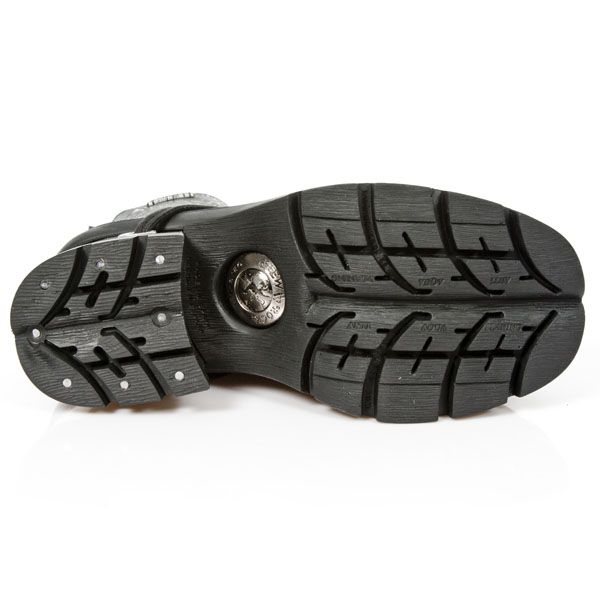  M.8355-S2 VINTAGE FLOWER NEGRO, PLANING NEGRO M8 ACERO New Rock M.8355-S2  7