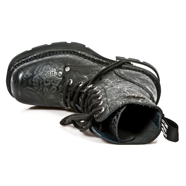  M.8355-S2 VINTAGE FLOWER NEGRO, PLANING NEGRO M8 ACERO New Rock M.8355-S2  8