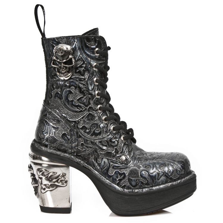  M.8358-S6 OAKNUTS ACERO, PLATAF NEGRO TACON SKULL ACERO New Rock M.8358-S6  1