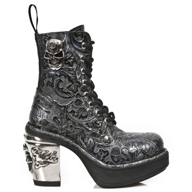  M.8358-S6 OAKNUTS ACERO, PLATAF NEGRO TACON SKULL ACERO New Rock M.8358-S6  2