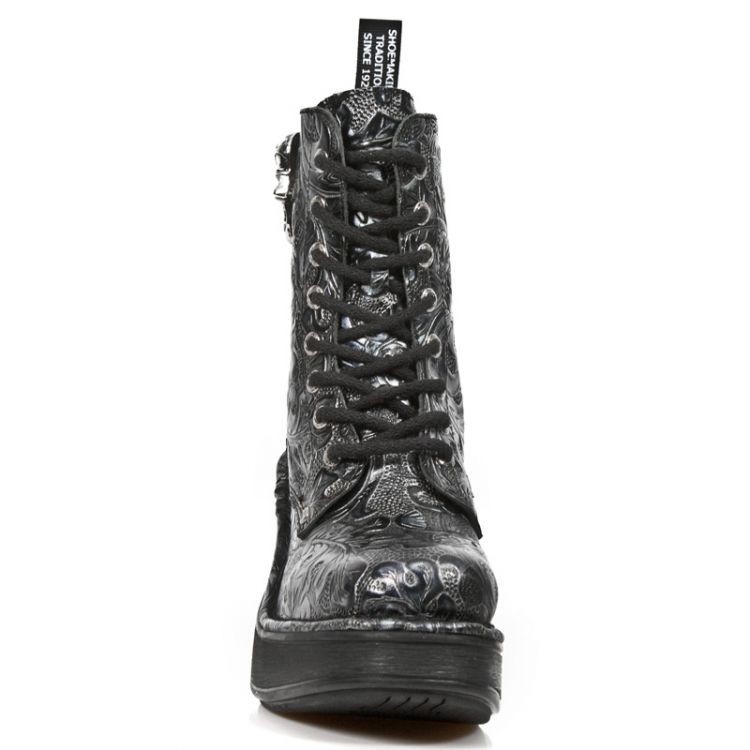  M.8358-S6 OAKNUTS ACERO, PLATAF NEGRO TACON SKULL ACERO New Rock M.8358-S6  4