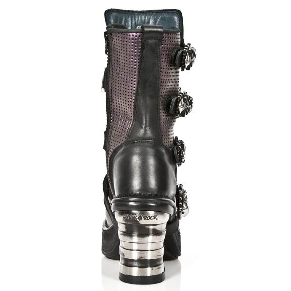  M.8360-C2 ANTIK LILA ITALI NEGRO PERFORADO CUADR PL NEGRO NR New Rock M.8360-C2  6