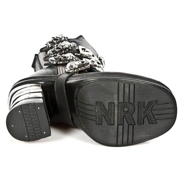  M.8360-C2 ANTIK LILA ITALI NEGRO PERFORADO CUADR PL NEGRO NR New Rock M.8360-C2  7