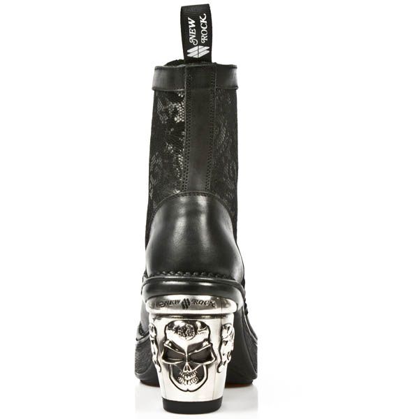  M.8363-C7 ITALI NEGRO BOX PLANE ENCAJE 54 PL NRK SKULL ACERO New Rock M.8363-C7  6