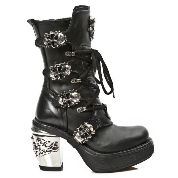 M.8366-C2 ITALI NEGRO NOMADA NEGRO PL NEGRO NRK T SKULL ACER New Rock M.8366-C2  1