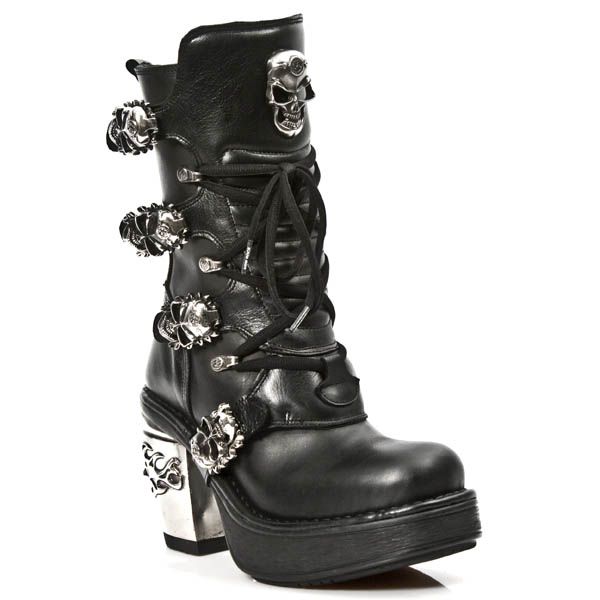  M.8366-C2 ITALI NEGRO NOMADA NEGRO PL NEGRO NRK T SKULL ACER New Rock M.8366-C2  3