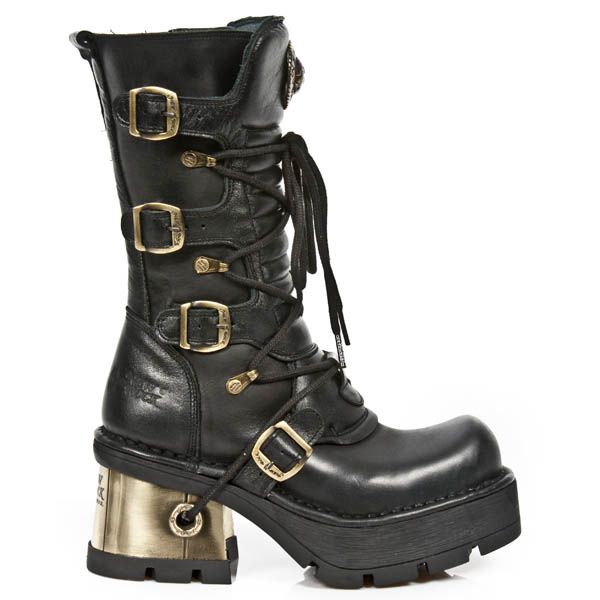  M.8373-C1 ITALI NEGRO NOMADA NEGRO PL NEW NEGRO M8 ORO VIEJO New Rock M.8373-C1  2