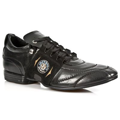  M.8403-C4 NAPA BUFALO NEGRO ANTIK NEGRO ANTE NEG TPU NEGRO S New Rock M.8403-C4  3