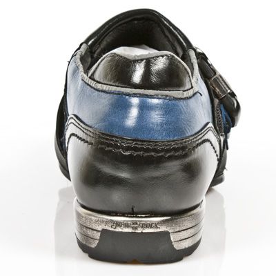  M.8406-C3 NOMADA AZUL COCO PLATA ENV NOMADA NEGRO SNOB ACERO New Rock M.8406-C3  6