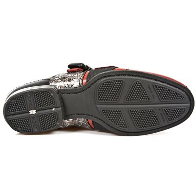  M.8406-C4 NOMADA ROJO COCO PLATA ENVEJ NOMADA NEGRO SNOB ACE New Rock M.8406-C4  7