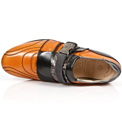  M.8406-C5 NOMADA NARANJA COCO PLATA ENVEJ NOMADA NEG SNOB AC New Rock M.8406-C5  8
