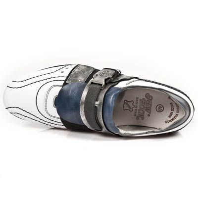  M.8406-R4 BOX BLANCO BOX PLANE NOMADA AZUL CARB NEG SNOB ACE New Rock M.8406-R4  8