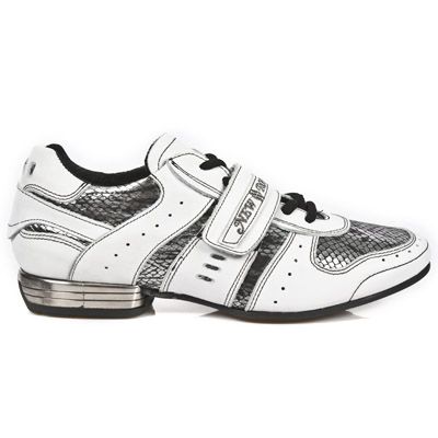  M.8409-C5 NAPA BLANCA PITON PLISADO NEG ACERO TPU NEGRO SNOB New Rock M.8409-C5  1
