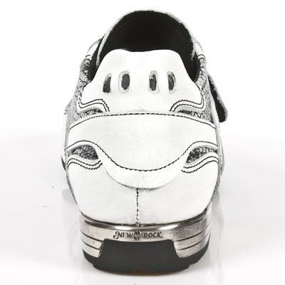  M.8409-C5 NAPA BLANCA PITON PLISADO NEG ACERO TPU NEGRO SNOB New Rock M.8409-C5  6