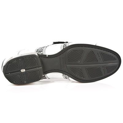  M.8409-C5 NAPA BLANCA PITON PLISADO NEG ACERO TPU NEGRO SNOB New Rock M.8409-C5  7