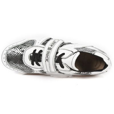  M.8409-C5 NAPA BLANCA PITON PLISADO NEG ACERO TPU NEGRO SNOB New Rock M.8409-C5  8