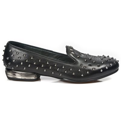  M.8412-Z2 NOMADA NEGRO, CON BORDADOS, TPU SNOB,TACON ACERO New Rock M.8412-Z2  1