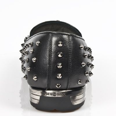  M.8412-Z2 NOMADA NEGRO, CON BORDADOS, TPU SNOB,TACON ACERO New Rock M.8412-Z2  6