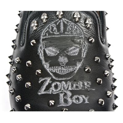  M.8412-Z2 NOMADA NEGRO, CON BORDADOS, TPU SNOB,TACON ACERO New Rock M.8412-Z2  10