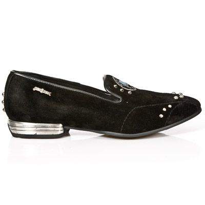  M.8414-C1 VELOUR NEGRO TPU NEGRO SNOB TACON ACERO New Rock M.8414-C1  2