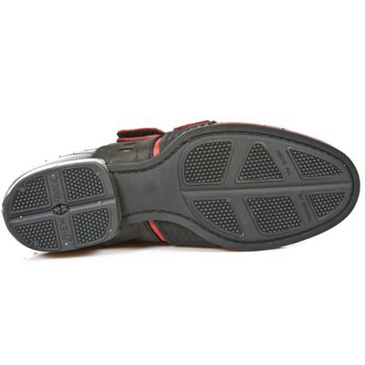  M.8421-C2 NATURE ROJO CHAROL STUCO ACERO ITALI NEGRO TPU NEG New Rock M.8421-C2  7
