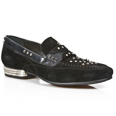  M.8423-C1 VELOUR NEGRO CHAROL STUCO ACERO TPU NEGRO SNOB ACE New Rock M.8423-C1  3