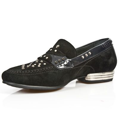  M.8423-C1 VELOUR NEGRO CHAROL STUCO ACERO TPU NEGRO SNOB ACE New Rock M.8423-C1  5