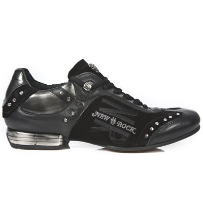  M.8425-C10 NOMADA NEGRO VELOUR NEGRO PULIK ACERO TPU SNOB A New Rock M.8425-C10  1