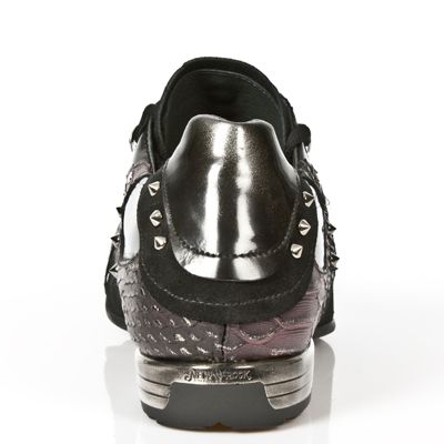  M.8425-C2 SERPENTE LILA VELOUR NEGRO PULIK ACERO TPU SNOB NE New Rock M.8425-C2  6