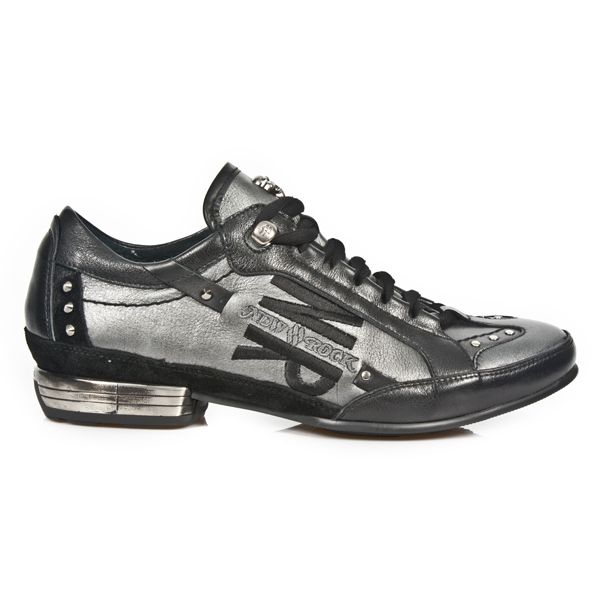  M.8426-C13 NOMADA NEGRO BOX ACERO NUBE VELOUR NEGRO ITALI NE New Rock M.8426-C13  1