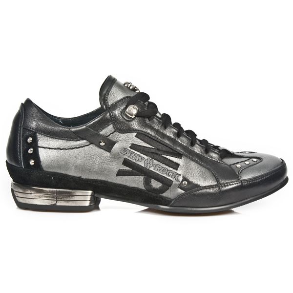  M.8426-C13 NOMADA NEGRO BOX ACERO NUBE VELOUR NEGRO ITALI NE New Rock M.8426-C13  2