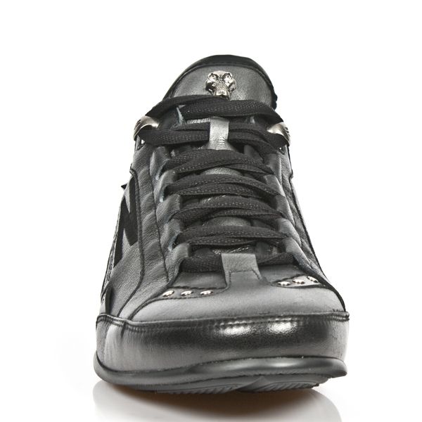  M.8426-C13 NOMADA NEGRO BOX ACERO NUBE VELOUR NEGRO ITALI NE New Rock M.8426-C13  4